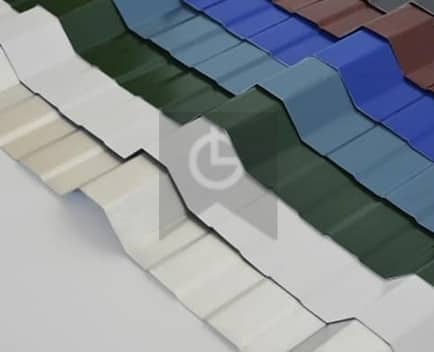 Chapa trapezoidal de acero galvanizado - 