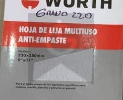WURTH HOJA DE LIJA PARED - 