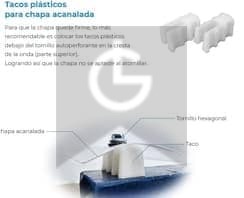 SOPORTE PLASTICO BLANCO - 