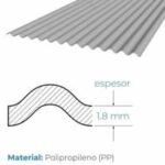 Chapa acanalada resist (1.8mm) alto impacto