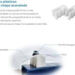 Soporte plastico blanco