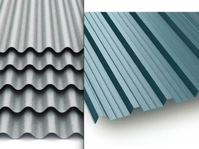 Diferencia entre chapa acanalada y trapezoidal para cubiertas y cerramientos